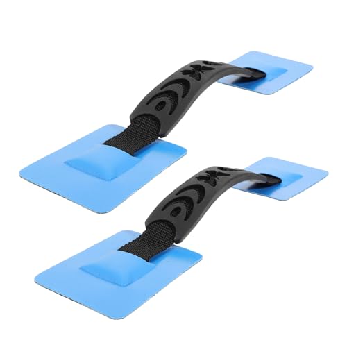 KOMBIUDA 2 Stück Paddle Board Griff Paddleboard Tragegriff Aufblasbarer Kanugriff Paddle Board Ersatzteile Kajak Griffe Kit Nylon Griff Tragegriffe Blau von KOMBIUDA