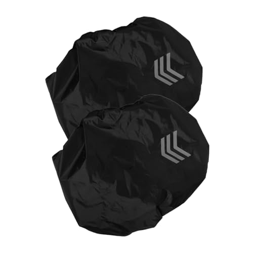 KOMBIUDA 2 Stück Wasserdichter Leichter Rucksack-Regenschutz mit Reflektierendem Muster Passend für Wandern Camping und Outdoor Einfach Anzuwenden Zuverlässiger Schutz bei Regen von KOMBIUDA