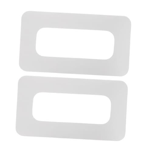 KOMBIUDA 2 Stücke Paddleboard Fin Base Protector Tape aus Verschleißbeständigem Material Halt für Sup Kajak und Surfboard Hydrodynamisches Design Einfache Montage Schutz vor Finnenablösung von KOMBIUDA