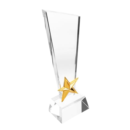 KOMBIUDA Award Trophäe Siegertrophäe Wettkampftrophäe Pokalsiegertrophäe Dekotrophäe Turniertrophäe Feier Wettbewerbstrophäe Sterntrophäe Auszeichnungen Sporttrophäe Transparent von KOMBIUDA