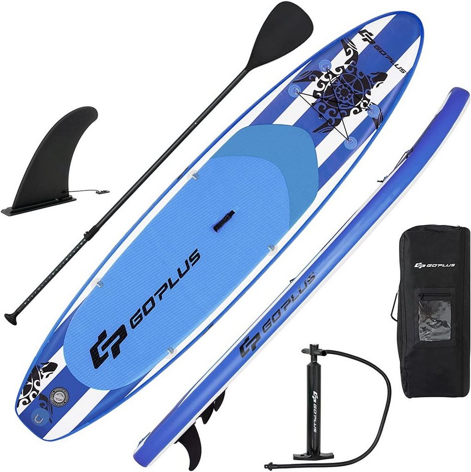 KOMFOTTEU SUP-Board Aufblasbare Paddle Board, Belastbar bis 130 kg von KOMFOTTEU