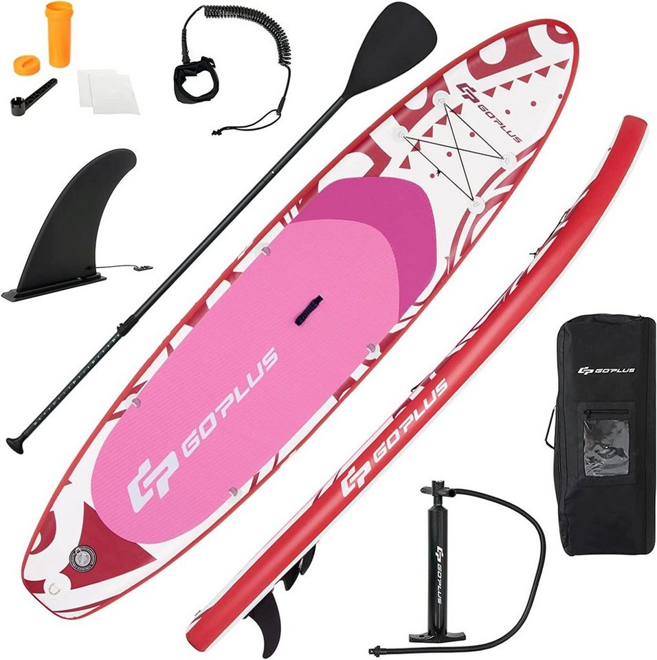 KOMFOTTEU SUP-Board Aufblasbare Paddle Board, Belastbar bis 130 kg von KOMFOTTEU