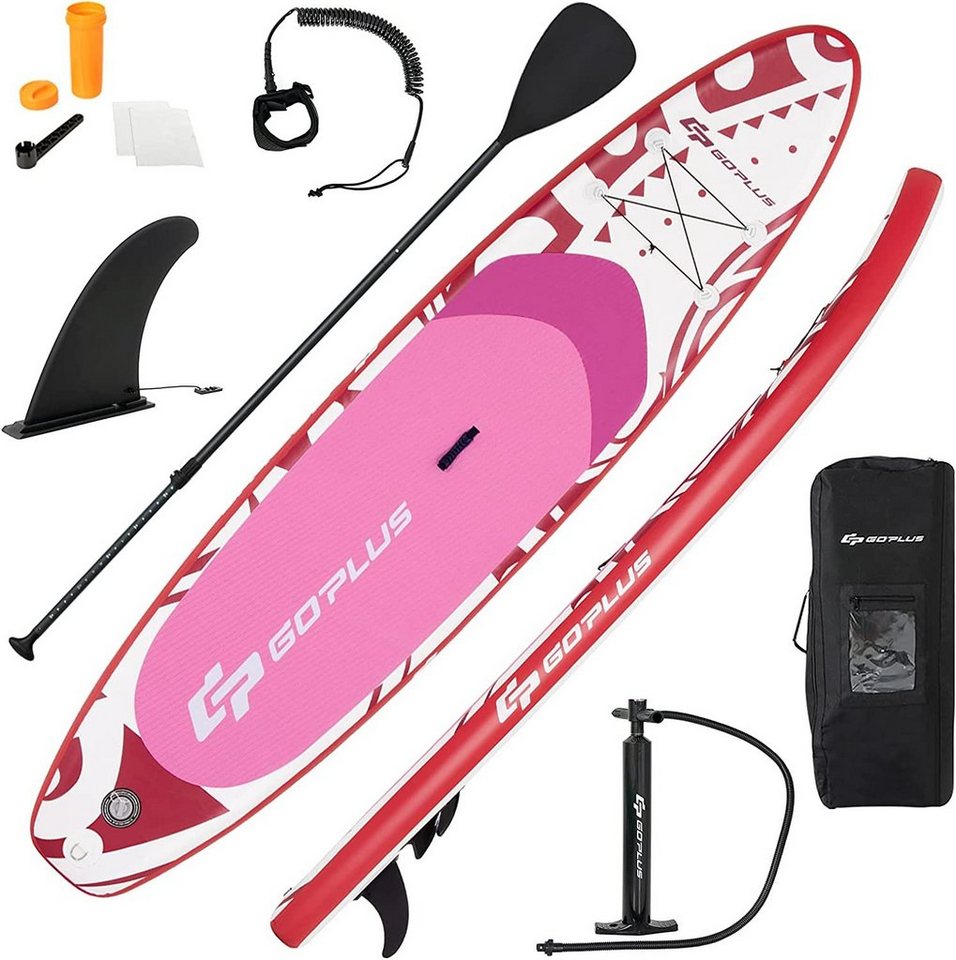 KOMFOTTEU SUP-Board Aufblasbare Paddle Board, Belastbar bis 150 kg von KOMFOTTEU