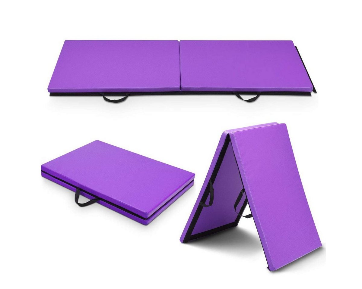 KOMFOTTEU Weichbodenmatte Yogamatte, klappbar, 180x60x4cm von KOMFOTTEU