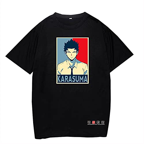 KONDZ Assassination Classroom Classic T-Shirt Damen Herren Lustige Cartoon Karma Akabane Grafik T-Shirts Nagisa Shiota T-Shirt Anime Tops von KONDZ