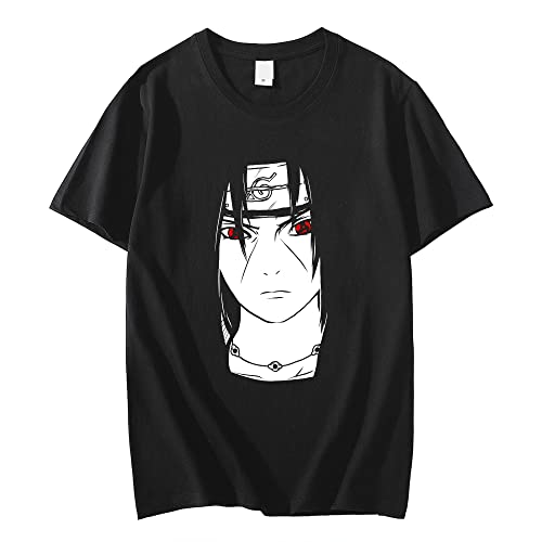 KONDZ Männer/Frauen Anime Harajuku Street Fashion Hip Hop Übergroße Bandai Uchiha Itachi Uchiha Itachi T-Shirt Grafik-T-Shirts Kurzarm-Oberteile von KONDZ