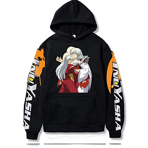 KONDZ Yashahime Printing Long Streetwear Kleidung Herbst Und Inuyasha Hoodie Harajuku Japanese Anime Hoodies Für Männer Oversize-Kleidung von KONDZ