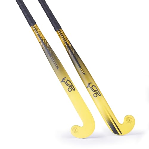 KOOKABURRA Unisex Jugend Inflict Indoor Hockeyschläger, gelb, 37.5" Light von KOOKABURRA