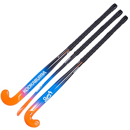 KOOKABURRA Siren Hockeyschläger für Jugendliche, Unisex, Blau/Orange, Größe 28 von KOOKABURRA