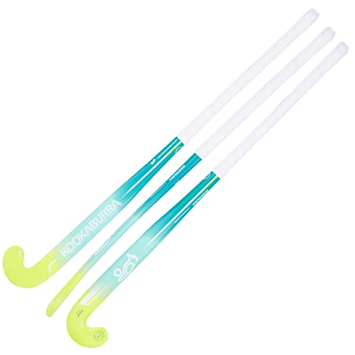KOOKABURRA Unisex Youth Titan Hockeyschläger Junior Stick, Mint/Gelb, 36.5 Light UK von KOOKABURRA