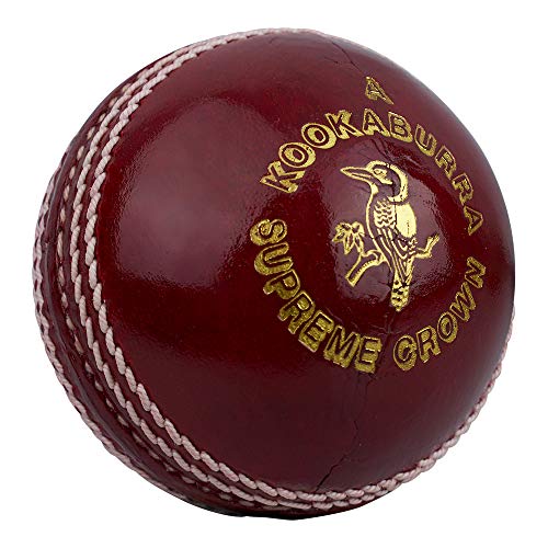 KOOKABURRA Unisex's Supreme Crown Cricketball, 155 g, Rot von KOOKABURRA