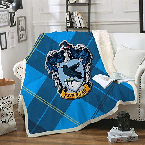 Dicke Wurfdecke für Erwachsene Kinder, Harry Potter Fleece Blanket Super Soft Bedspread Sherpa Decke für Bett und Sofa,4,150 * 200CM von KOQTO