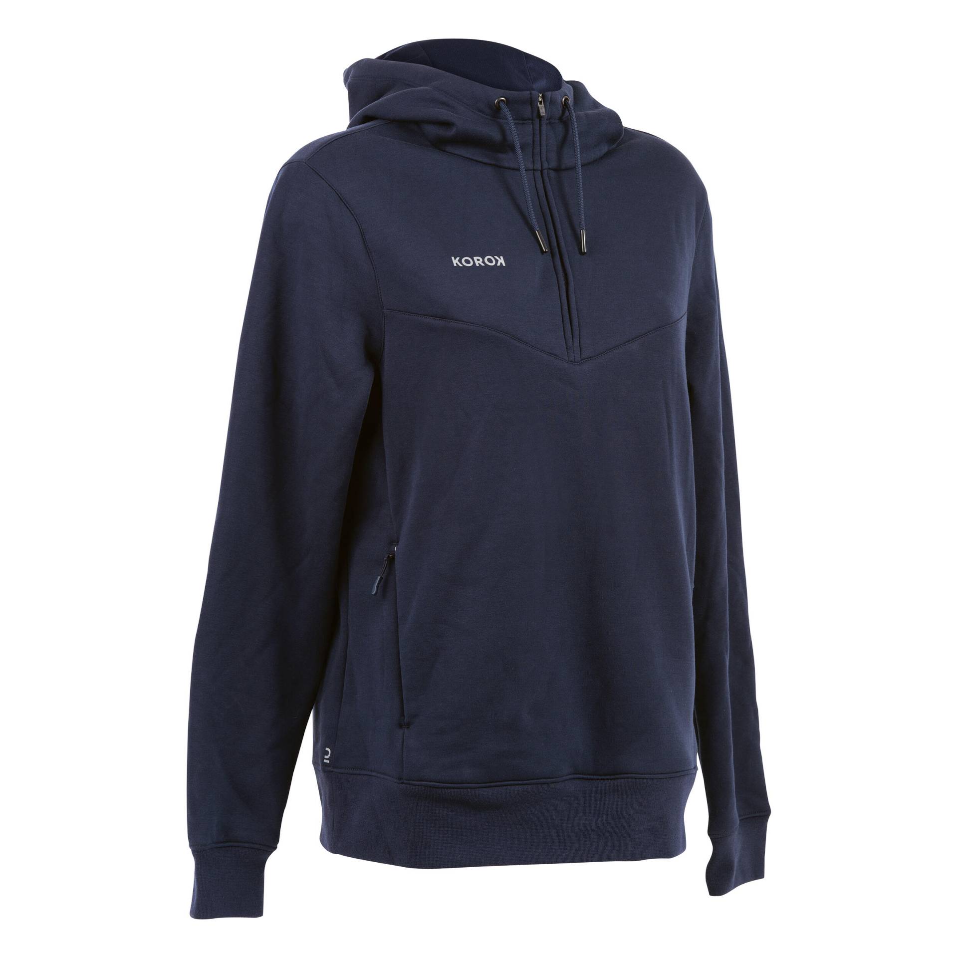 Damen Feldhockey Hoodie - FH500 marineblau von KOROK