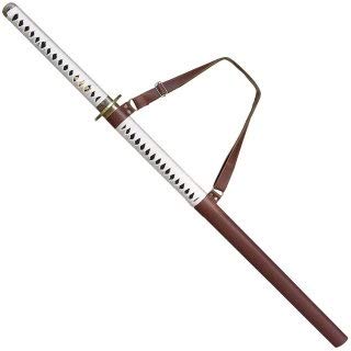 KOSxBO® Walking Dead Ninja Schwert Michonne Katana Samuraischwert 104cm Zombie Hunter Edition Suvivalausrüstung Sword for TWD Fans von KOSxBO