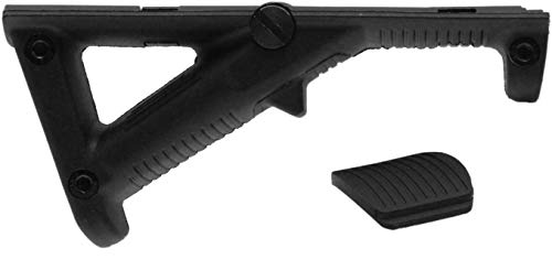 KOSxBO Premium Airsoft Angled Fore Grip/Foregrip - schwarz, für Weaverschienen (20-23mm) von KOSxBO