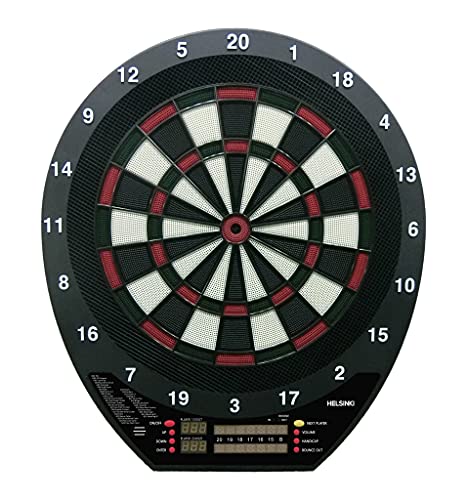 KOTO Helsinki, dartscheibe elektronisch Profi, e dartscheibe mit Soft Darts, E-Darts Multiplayer, 43 Spiele und Über 320 Variationen, elektrische dartscheiben, Dartset, Dartboard, edartdart Scheibe von KOTO darts