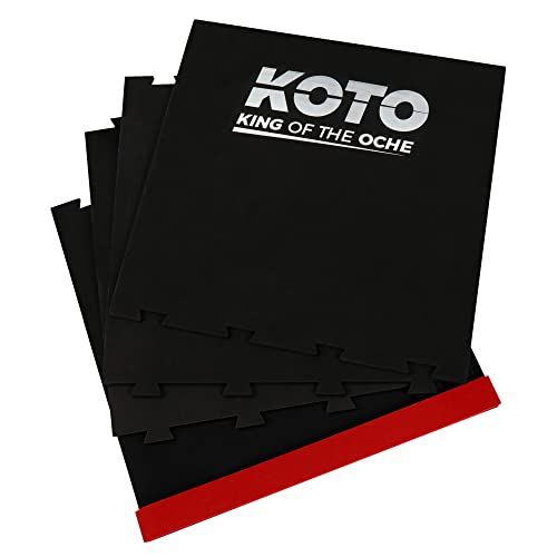 KOTO darts Puzzle Dartmatte - 237 x 60 cm - Rotes Oche für Dartspielen - Schaum Dartmatte für Anfänger und Profis - Professioneller Dartteppich zum Schutz des Bodens und der Dartpfeile von KOTO darts