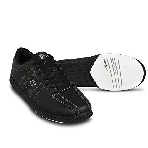 KR Herren Mens Bowling Shoes Black Strikeforce O.P.P Bowlingschuhe schwarz, 48 von KR