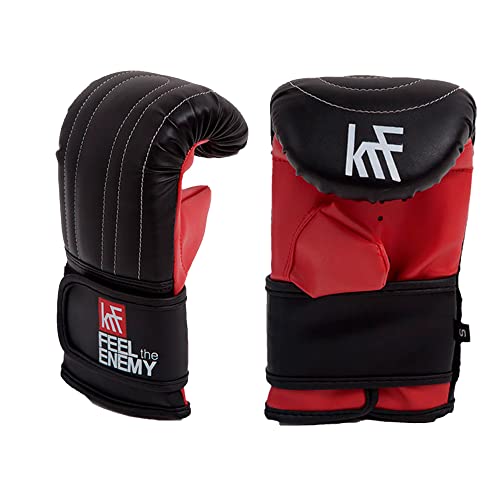 KRF Feel The Enemy 0013148 Handschuhe-Training, Unisex Erwachsene, schwarz, S von KRF