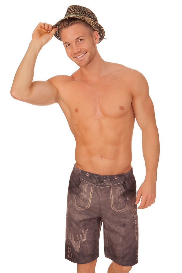 KRÜGER BUAM Badehose Trachten Badehose - BÄDA - braun KRÜGER BUAM Badehose Trachten Badehose - BÄDA - braun von KRÜGER BUAM