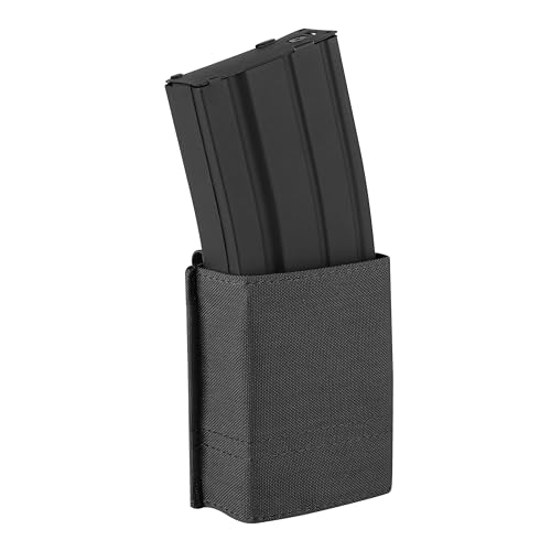 Taktische Molle 5.56 Magazintasche, M4 Mag Halter mit Schnellverschluss Magazin Tascheneinsatz (Schwarz) von KRYDEX GEAR