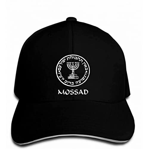 klassisch Baseball Kappe NWE 2189 Israel Army Mossad Men s Black Snapback Hat Pico Weihnachten Geschenk von KRYDN