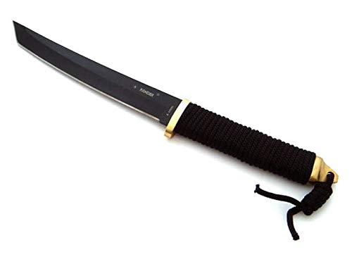 Kamikaze Katana Honor Edition - 35cm Messer schwarz, Gold - Tanto - Samuraischwert klein inklusive Schutzhülle von KS-11