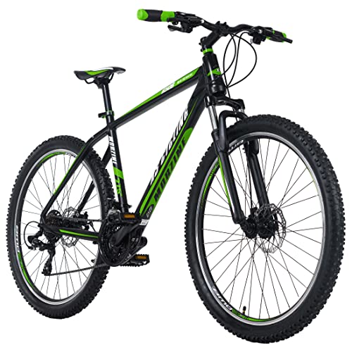 KS Cycling Mountainbike Hardtail 27,5'' Morzine schwarz-grün 53 cm von KS Cycling