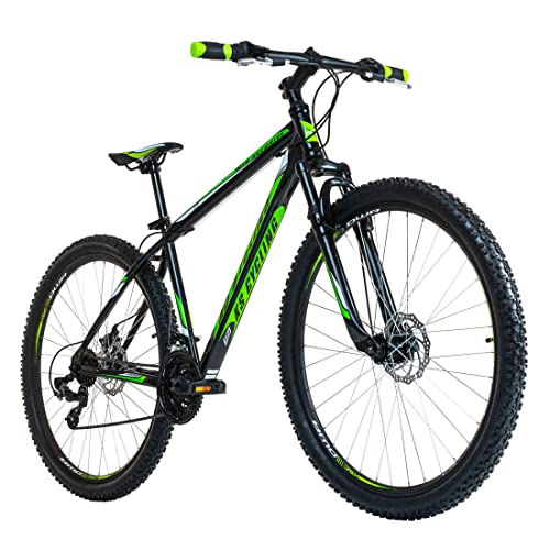 KS Cycling Mountainbike Hardtail 29'' Sharp schwarz-grün RH 51 cm von KS Cycling
