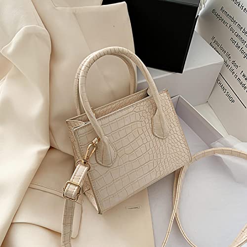 Damenhandtaschen Krokodilmuster Frauen Kleine Quadratische Taschen Klassische Pu-Leder Damen Umhängetaschen Weibliche Mini Mädchen Klappe Umhängetaschen 17 von KS&BAG