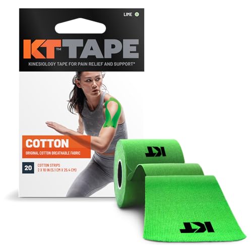KT Tape Origina Consumer, Vorgeschnittene, 20 Streifen, Baumwolle, Grun von KT Tape