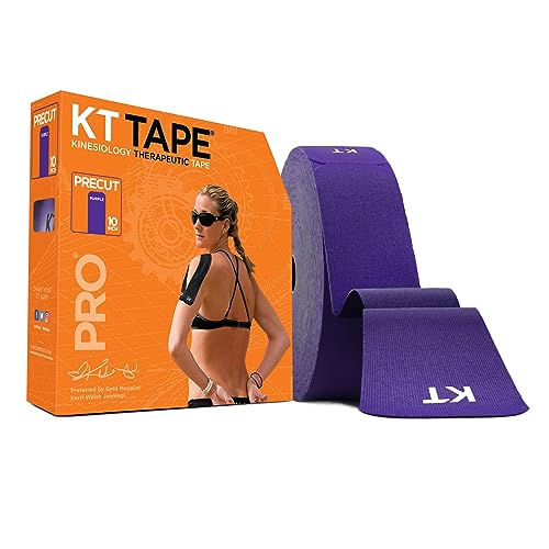 KT Tape PRO Jumbo, Vorgeschnittene, Synthetisch, 150 Streifen, Lila von KT Tape