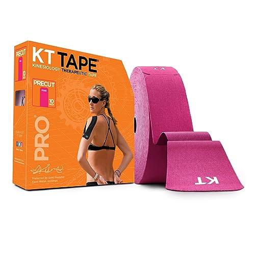KT Tape PRO Jumbo, Vorgeschnittene, Synthetisch, 150 Streifen, Rosa von KT Tape