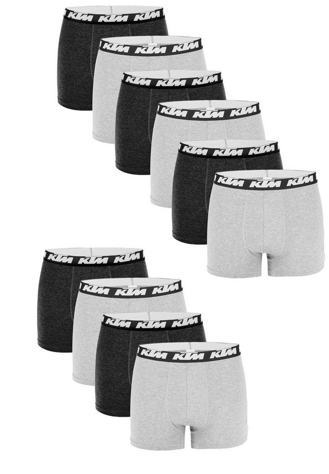 KTM Boxershorts 10er Pack Boxer Man Cotton (10-St., 10er-Pack) von KTM