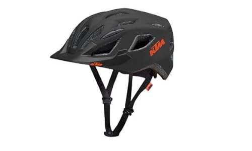 KTM Helm Fahrradhelm Unisex schwarz matt/Orange Matt Factory Line II 58-62 cm von KTM