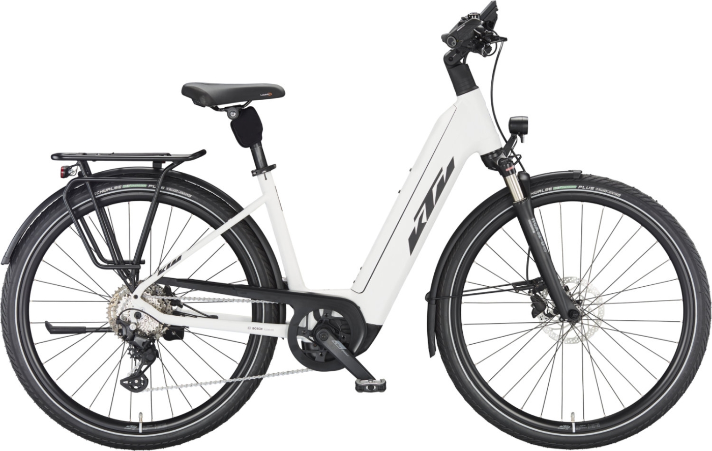 Unisex E-Bike  KTM Cento 10 Plus Wave weiß . 2023 (Rahmenhöhe KTM: 56 cm | Körpergrösse 175 - 184 cm (E-Bike)) von KTM