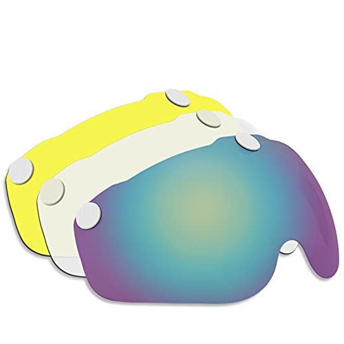 KTima Linse, abnehmbare magnetische Bike-Helm-Brille Visier Windschutz Helmlinse von KTima