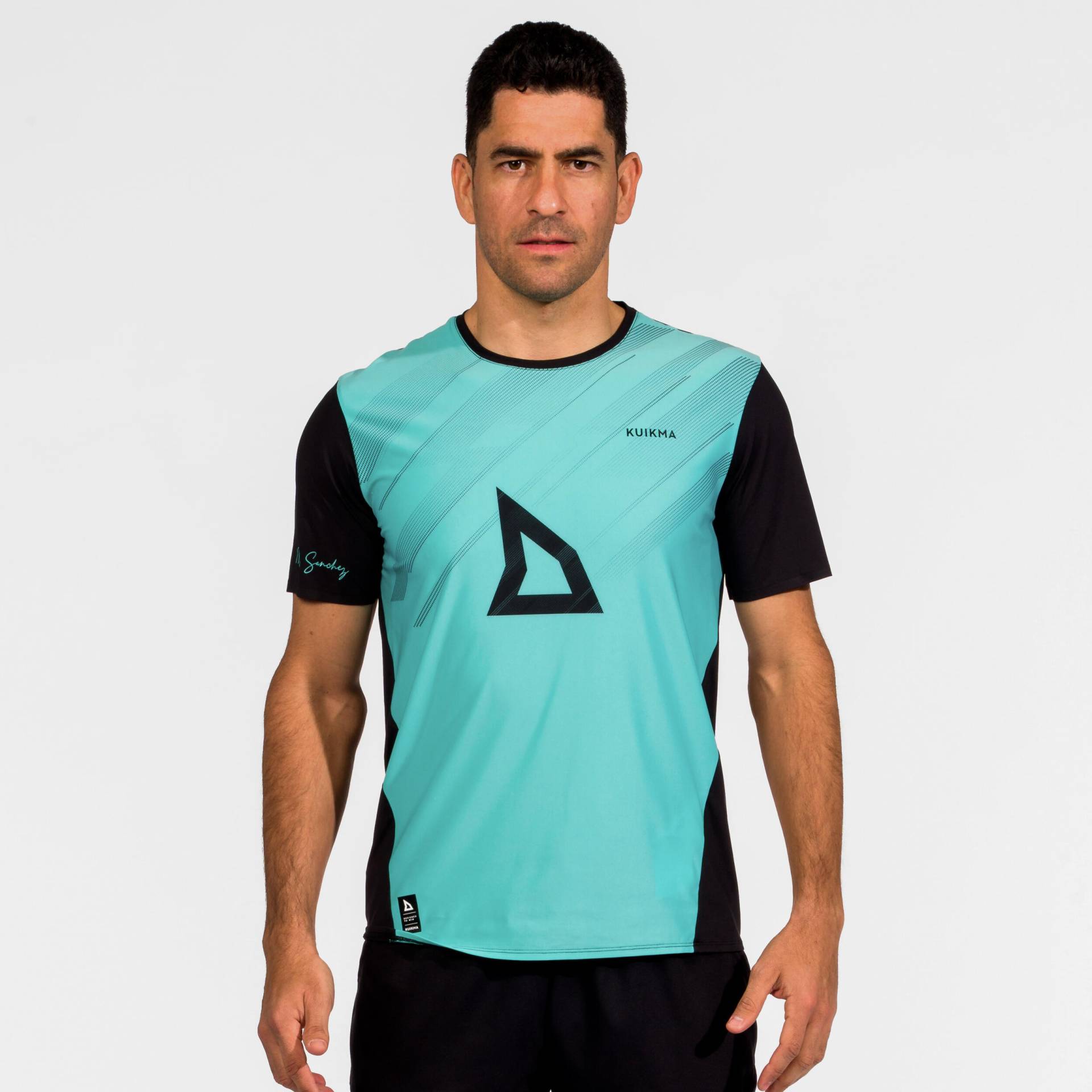 Herren Padel T-Shirt kurzarm - Maxi Sanchez von KUIKMA