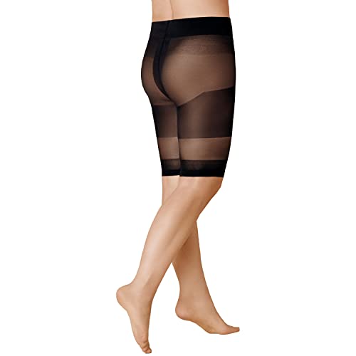 KUNERT Damen Strumpfhose Fresh Up Curvy Panty 20 klimaregulierend 20 DEN Black 52-54 von KUNERT