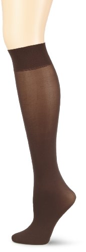 KUNERT Damen Kniestrumpf, 174100 Opaque 40, Gr. 35/38, Braun (Espresso 4800) von KUNERT