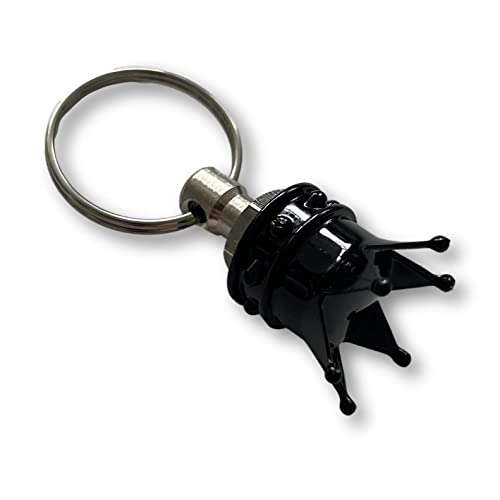 KUSTOM66 Schlüsselanhänger Krone schwarz von KUSTOM66