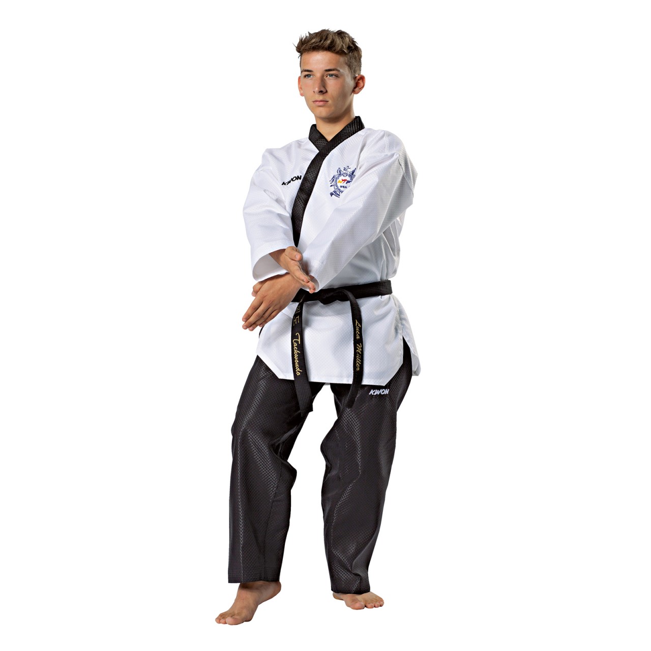 KWON Poomsae Anzug Herren mit WTF-Logo Taekwondo von KWON KG
