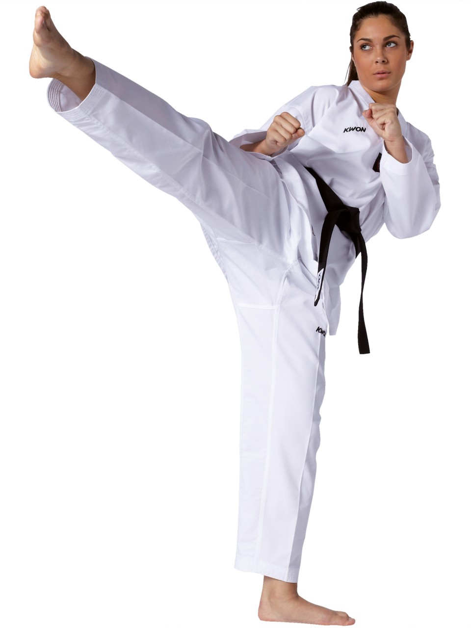 KWON Taekwondo-Anzug für Frauen Victory - weißes Revers von KWON KG