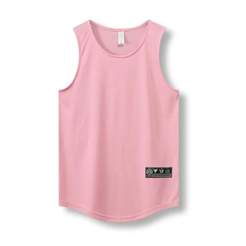 KYATON Herren T-Shirt 2pcs Sommer Basketball T Shirt Atmungsaktive Basketball Tragen Schnell Dry Basketball Jersey-rosa-5xl von KYATON