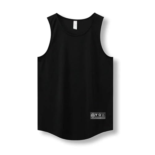 KYATON Herren T-Shirt 2pcs Sommer Basketball T Shirt Atmungsaktive Basketball Tragen Schnell Dry Basketball Jersey-schwarz-3xl von KYATON