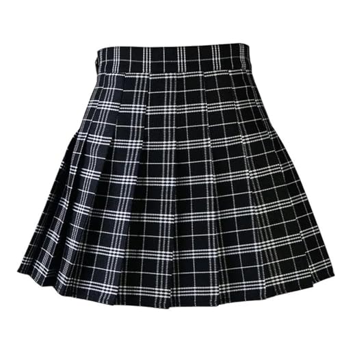 KYATON Tennisrock Preppy Style Plaid Röcke Schuluniformen Damen Mini Süße Frauen Falten-8710-Hb-Xl von KYATON