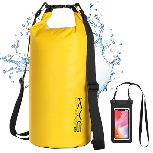 KYG Wasserdichte Tasche, 5 l, Gelb, gelb, Modern von KYG