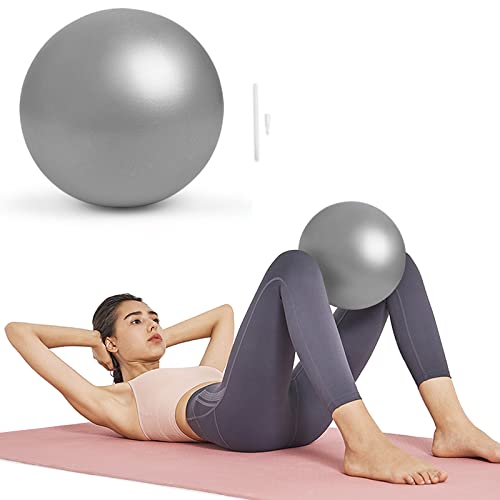 KYYLZ Gymnastikball Kleiner Pilates Ball 17-25cm Soft Yoga Ball Kleine Übung Ball mit Aufblasbarem Strohhalm,Anti-Burst-Übungsball Fitness Ball für Yoga,Pilates,Balance,Physiotherapie,Stretching von KYYLZ