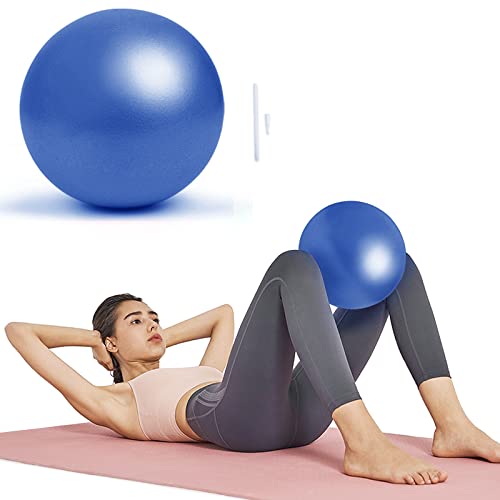 KYYLZ Gymnastikball Kleiner Pilates Ball 17-25cm Soft Yoga Ball Kleine Übung Ball mit Aufblasbarem Strohhalm,Anti-Burst-Übungsball Fitness Ball für Yoga,Pilates,Balance,Physiotherapie,Stretching von KYYLZ