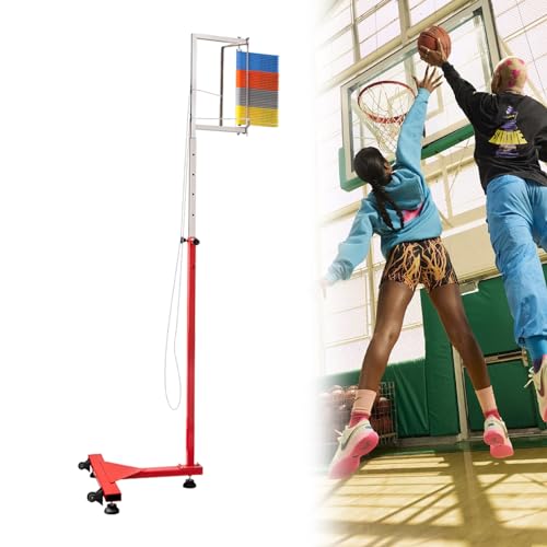 KYZTMHC Bodenstehendes Vertikalsprung-Messgerät Vertikalsprungmessgerät Hochsprung-Trainingsausrüstung für den vertikalen Sprungtrainer für Kinder (Color : Four Colors, Size : 5.5-10.4ft) von KYZTMHC